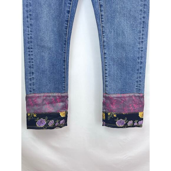 Pilcro & Letterpress Women's Slim Boyfriend Boho Hippi Chik Jeans - Size 25 - Picture 11 of 11